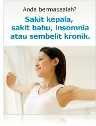 Anda bermasaalah? Sakit kepala, sakit bahu, insomnia atau sembelit kronik.